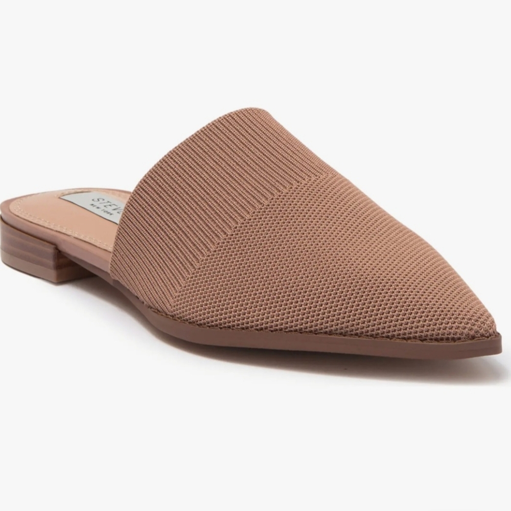 Steven By Steve Madden Size 7 Knit Mules In Camel